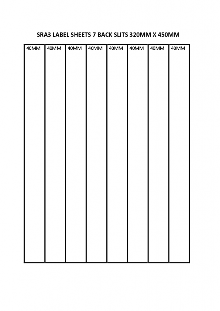 SRA3 LABEL SHEETS