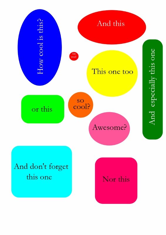 Coloured labels