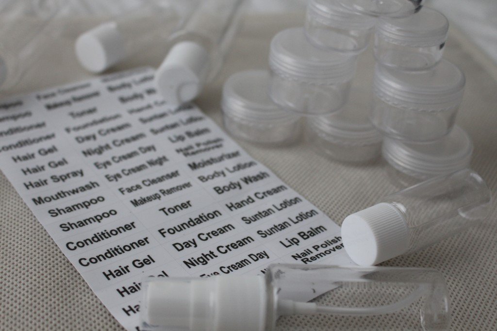 Gloss white labels