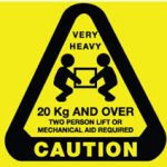 flourescent yellow label