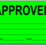 flourescent green label