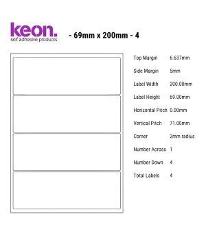 69mmx200mm